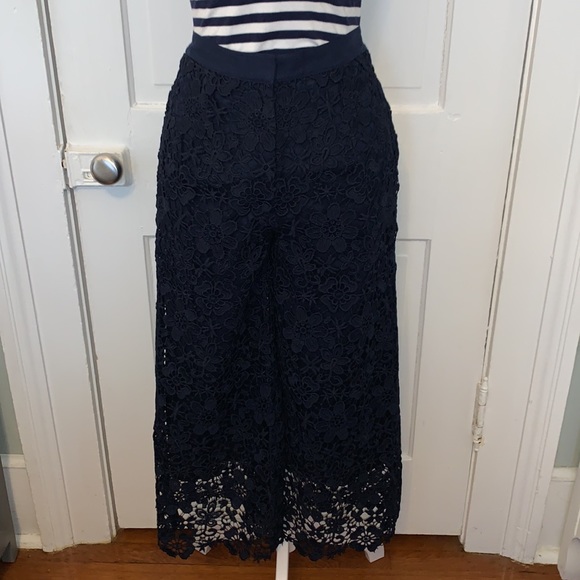 KOBI HALPERIN CROPPED CROCHET WIDE LEG PANTS - Picture 3 of 11